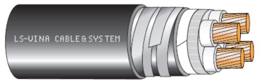 Cáp 4 lõi bọc cách điện XLPE 0.6/1kV