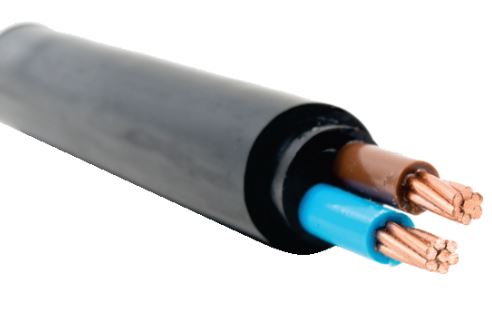 300/500V Cu/PVC/PVC CL2. (2 lõi)