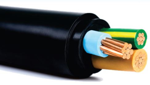 300/500V Cu/PVC/PVC CL2. (3 lõi)